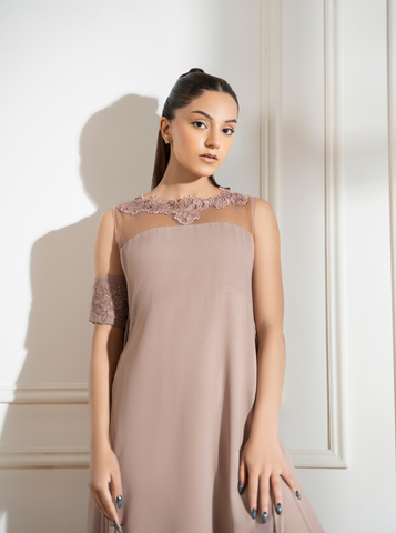Ivory Nude Dupatta