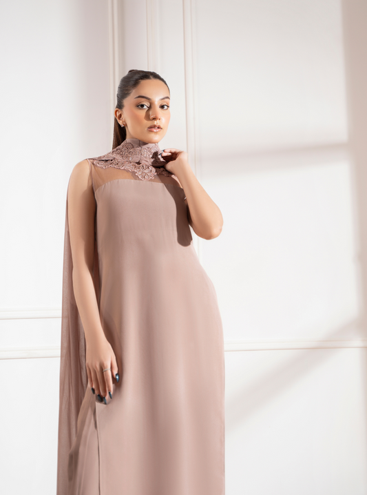Ivory Nude Dupatta